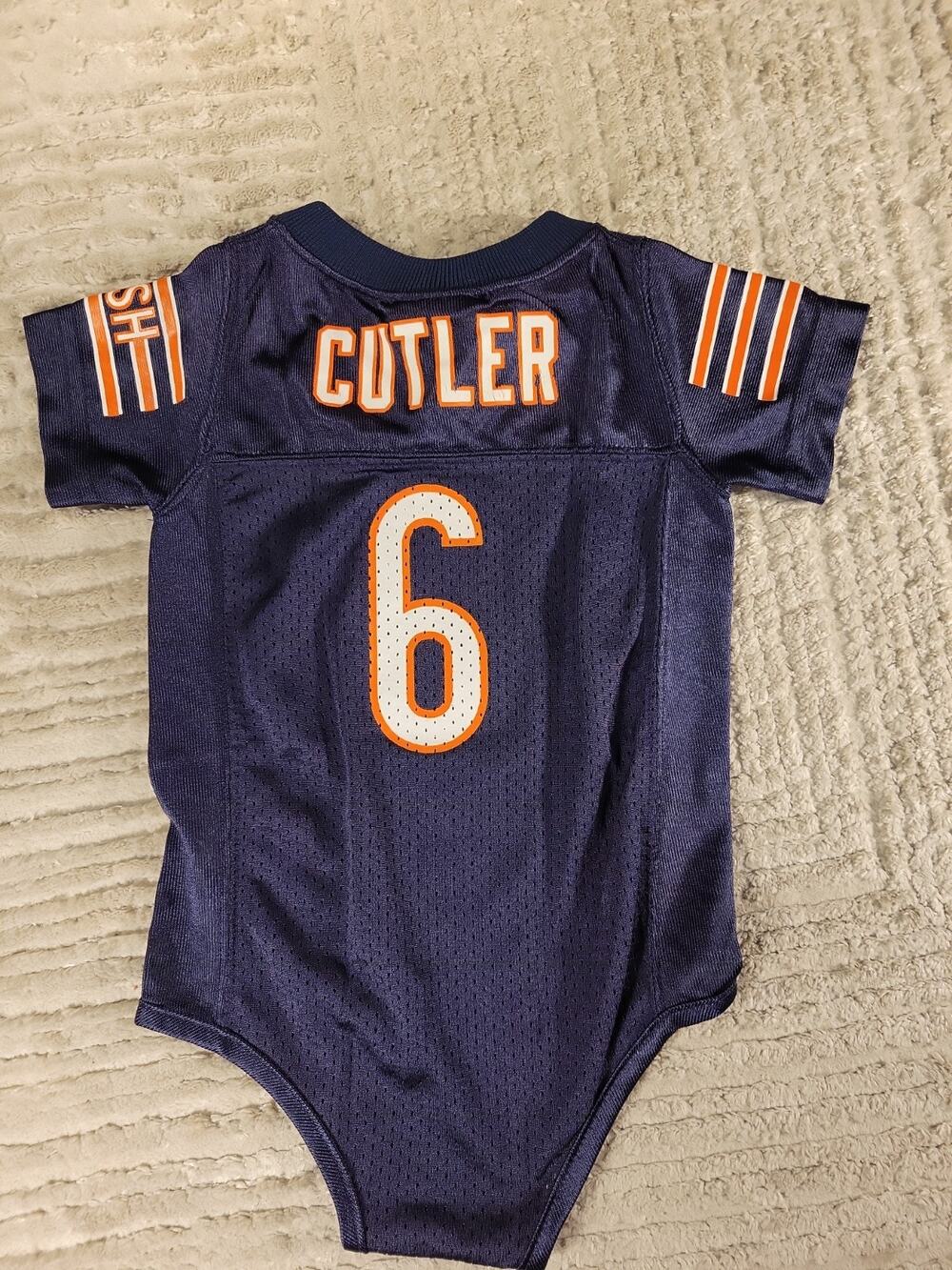 Reebok Jay Cutler Chicago BearsFootball One Piece Jersey Toddler 6-9M Boys Kids